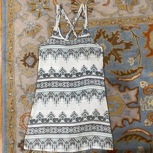 Open back summer mini dress